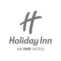 Holiday Inn a high hotel with a digital marketing logo.